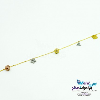 Golden Anklet - Lace design-MA0086